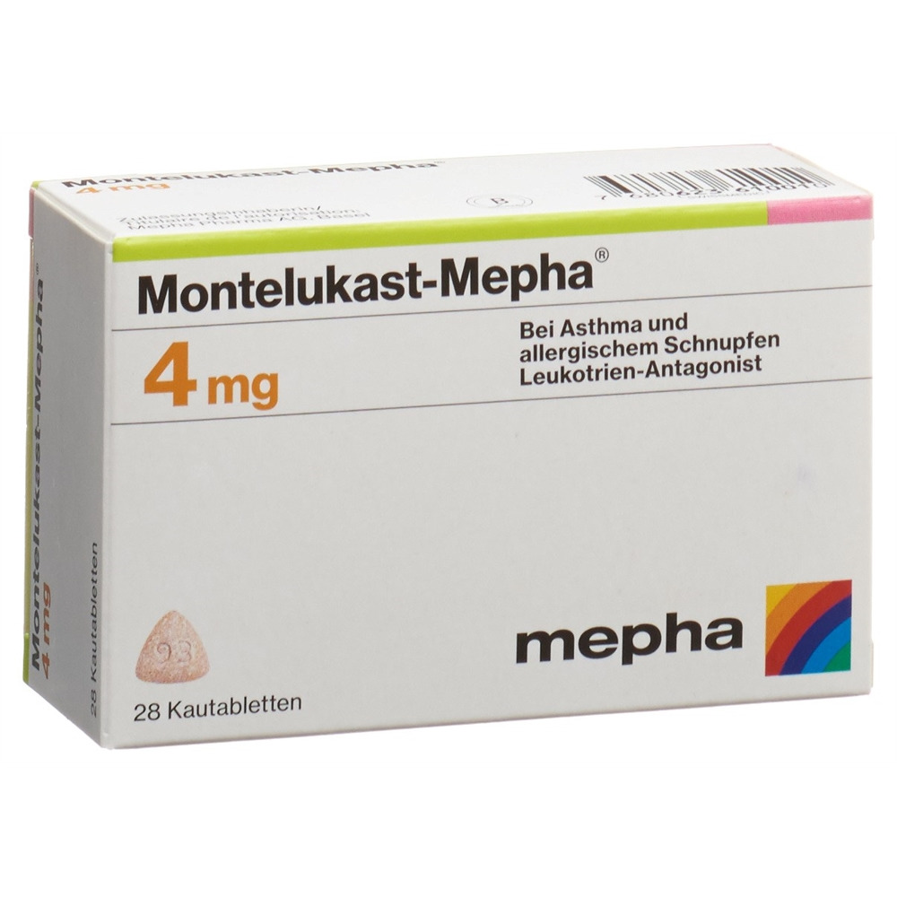 Montelukast Sandoz 4 mg, Kautabletten