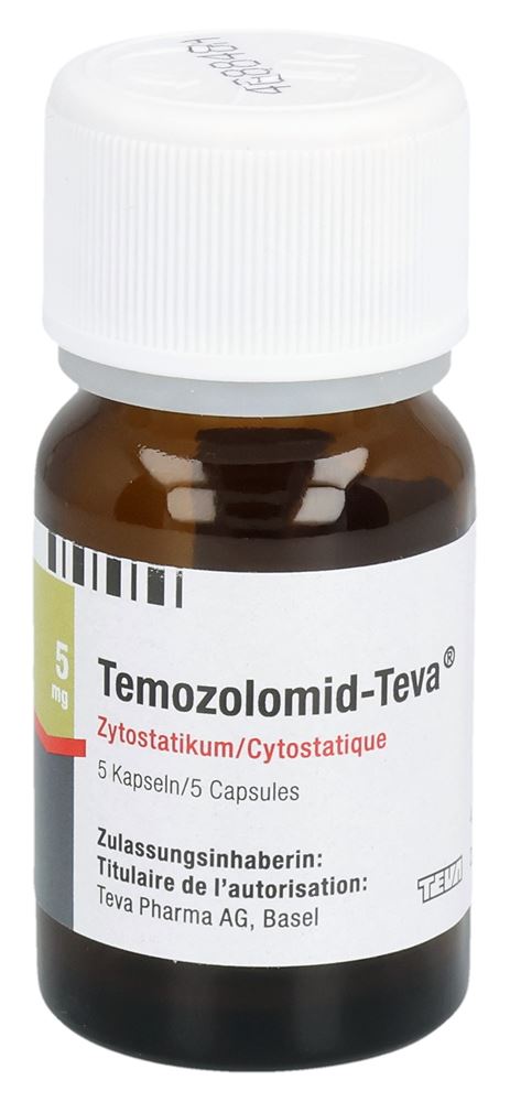 TEMOZOLOMID Teva caps 5 mg fl 20 pce