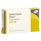AZITHROMYCIN Pfizer cpr pell 250 mg 6 pce