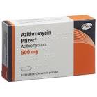 AZITHROMYCIN Pfizer cpr pell 500 mg 3 pce