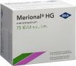 Merional HG 75 I.U., polvere e solvente per soluzione iniettabile i.m, s.c (siringa preriempita con solvente)
