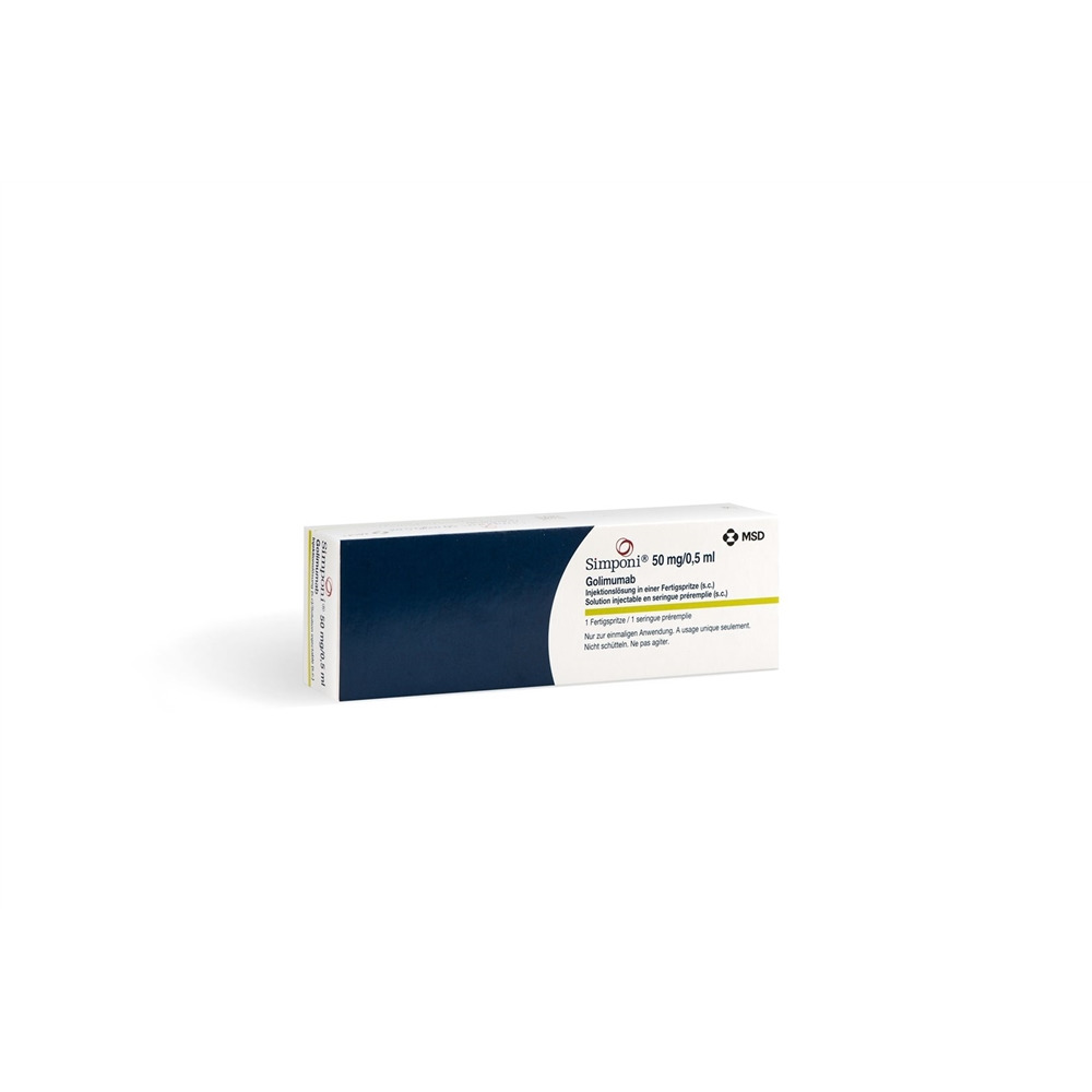 Simponi 50 mg, Injektionslösung in einer Fertigspritze