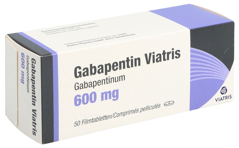 Gabapentin Viatris 600 mg, Filmtabletten
