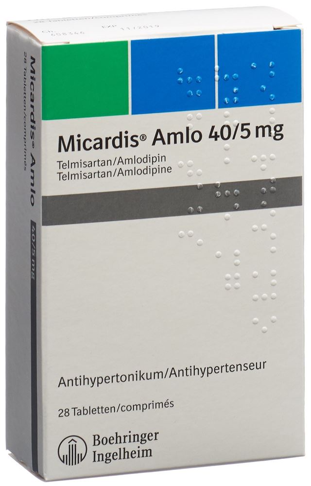 MICARDIS Amlo cpr 40/5mg 28 pce