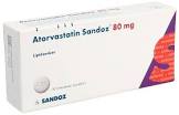 Atorvastatin Sandoz 80 mg, Filmtabletten