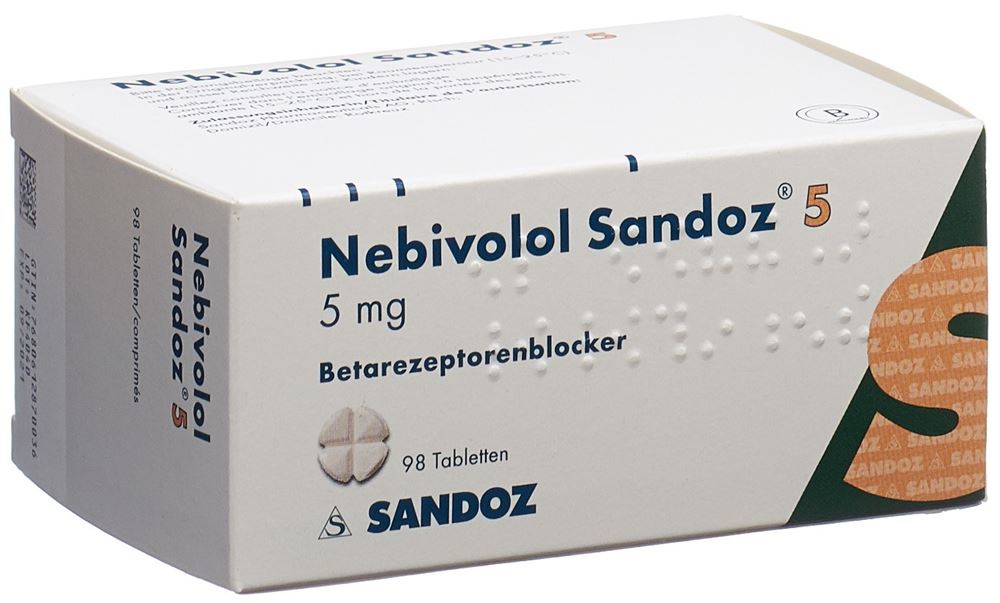 NEBIVOLOL Sandoz cpr 5 mg 98 pce