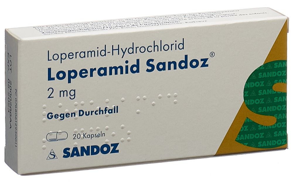 LOPERAMIDE Sandoz caps 2 mg 20 pce