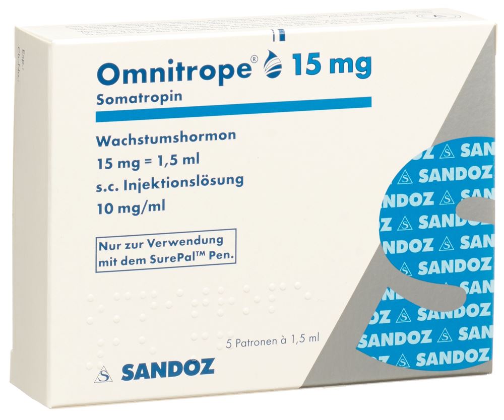 Omnitrope 15 mg, Injektionslösung