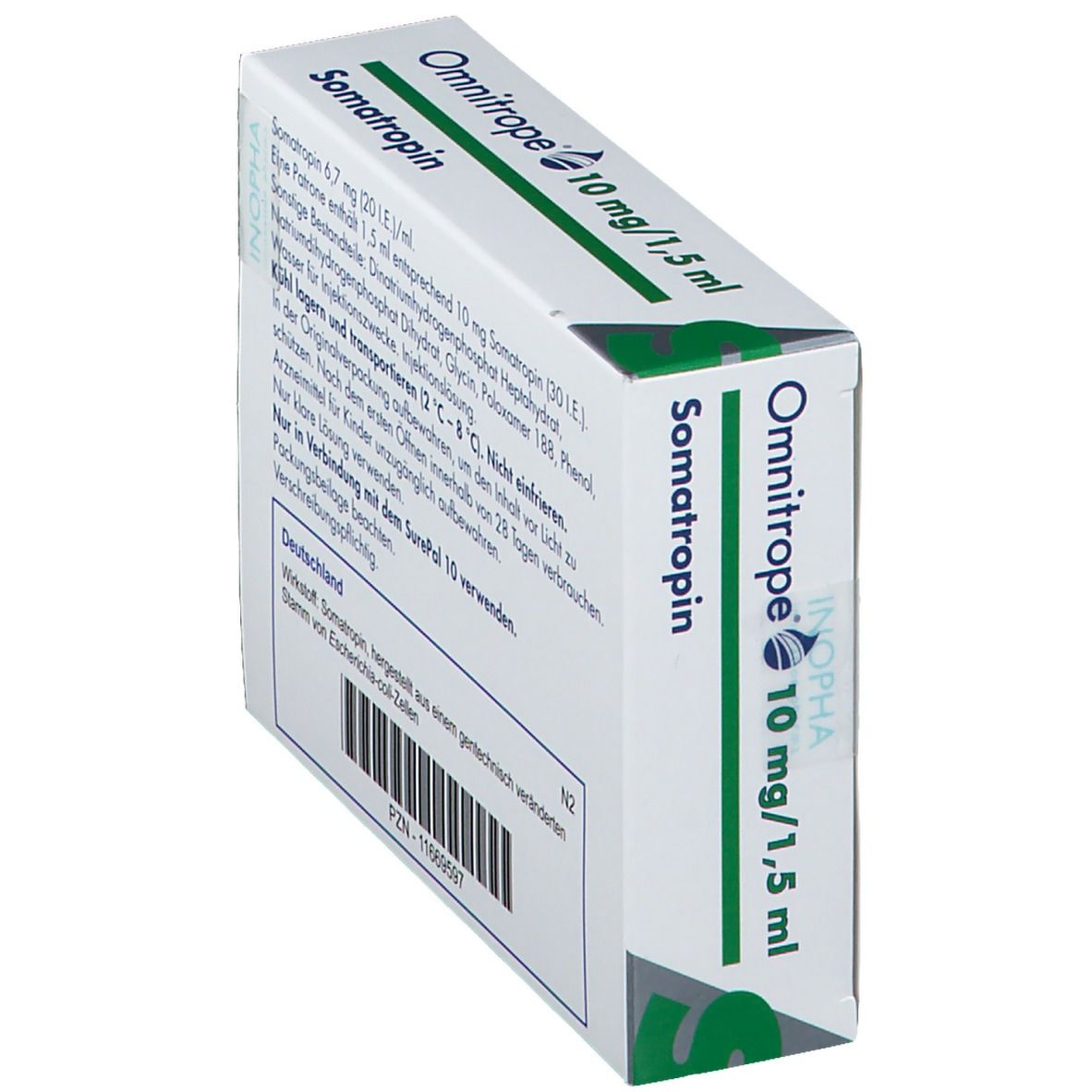 Omnitrope 10 mg, Injektionslösung