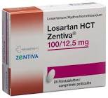 Losartan HCT Zentiva 100/12.5 mg, Filmtabletten