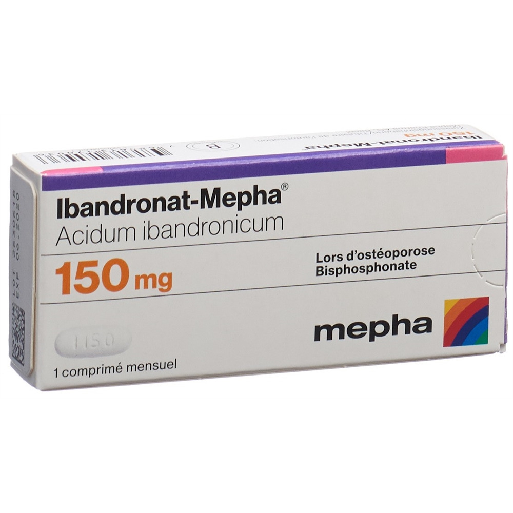IBANDRONAT Mepha 150 mg comprimés mensuels