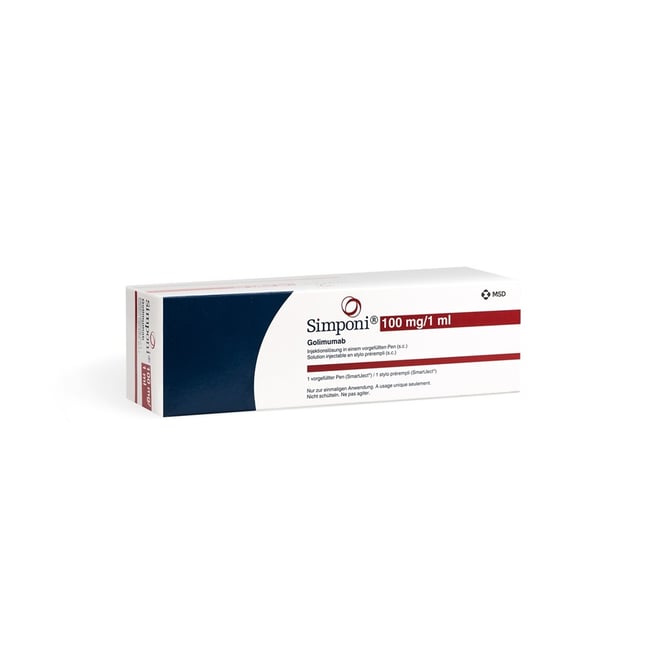 Simponi 100 mg, Injektionslösung im Fertigpen