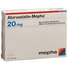 Atorvastatin-Mepha, lactabs 20 mg , 30 pce
