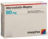 Atorvastatin-Teva 80 mg, Lactab