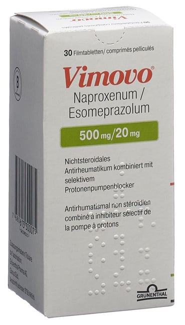 Vimovo, Filmtabletten