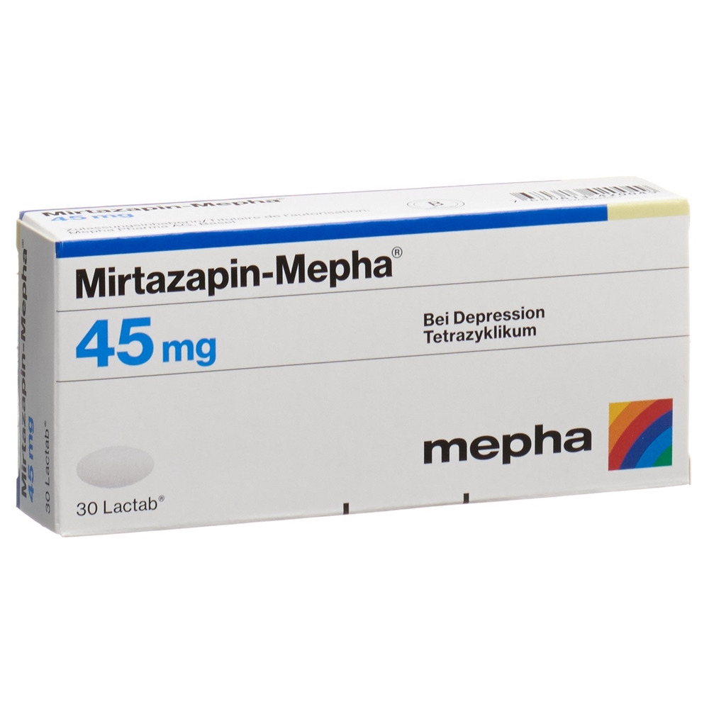 Mirtazap-Mepha 45, Filmtabletten