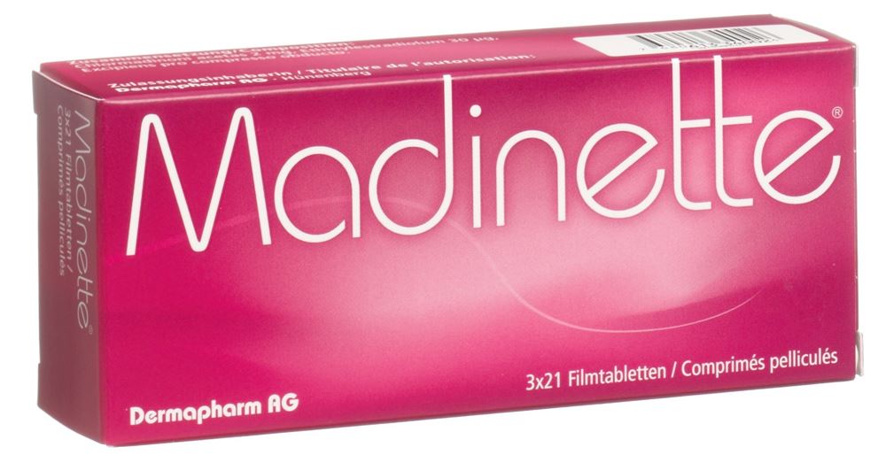 Madinette, Filmtabletten