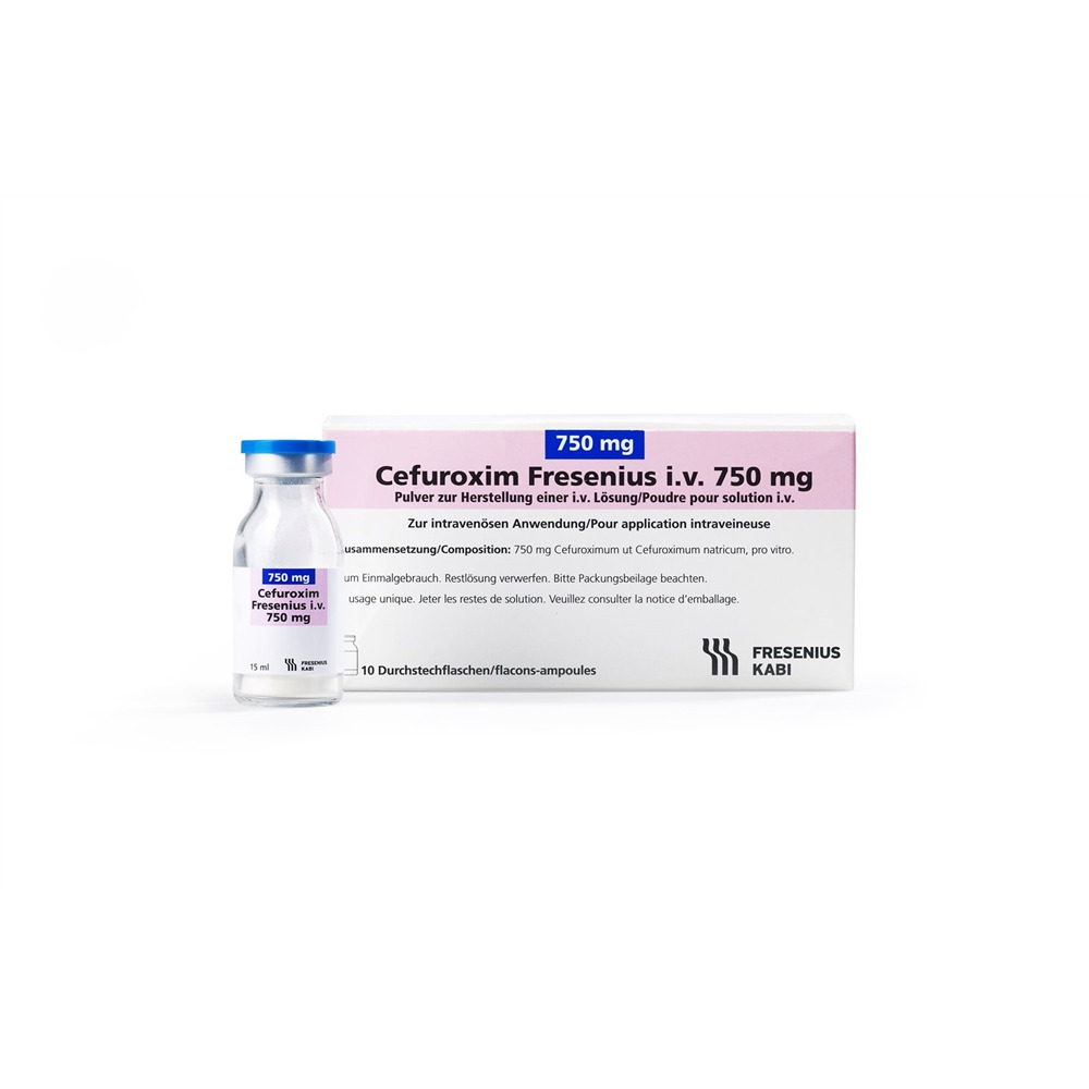 CEFUROXIM Fresenius i.v. 750 mg Flacon 10 pce