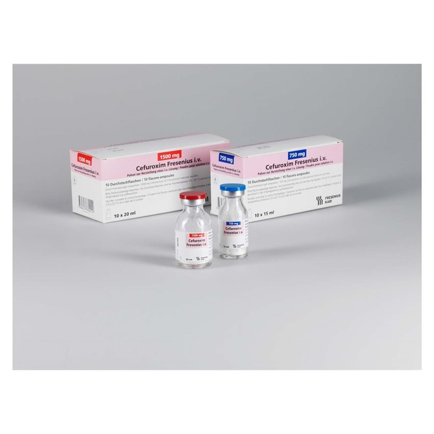 Cefuroxim Fresenius i.v. 750 mg, Pulver zur Herstellung einer Injektions-/Infusionslösung
