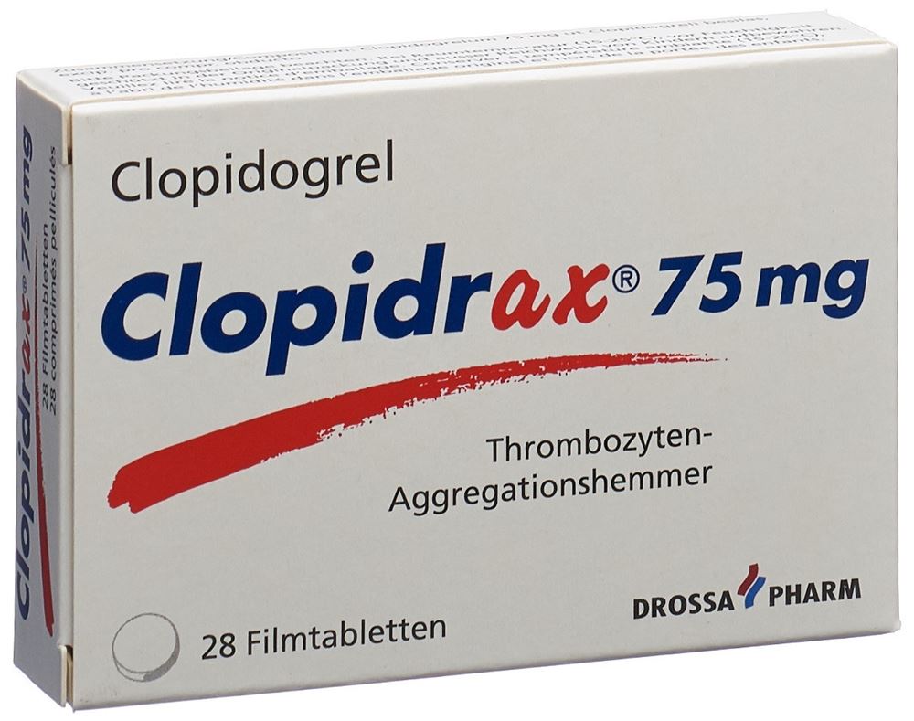CLOPIDRAX cpr pell 75 mg 28 pce