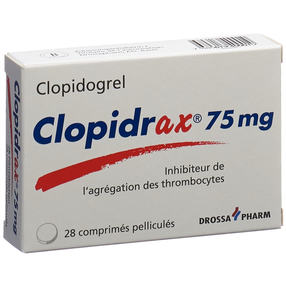 CLOPIDRAX cpr pell 75 mg 28 pce