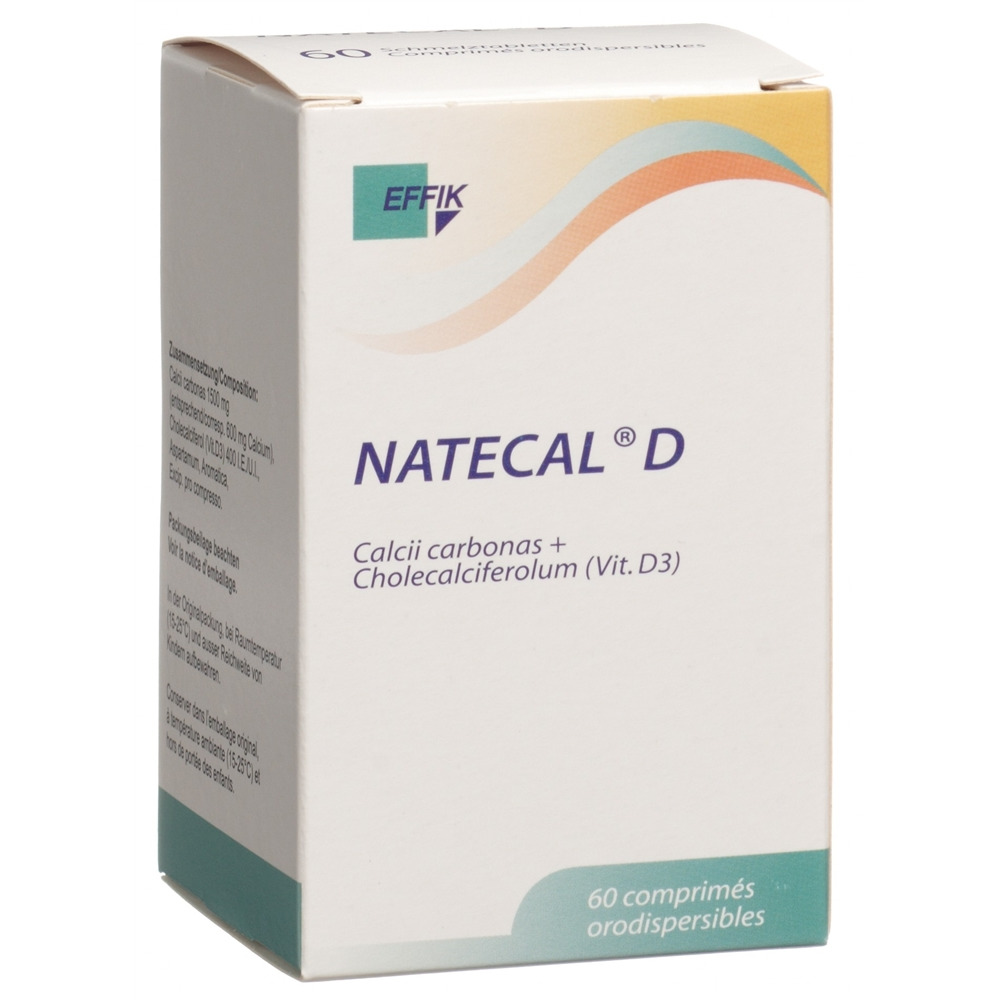 NATECAL D cpr orodisp bte 60 pce