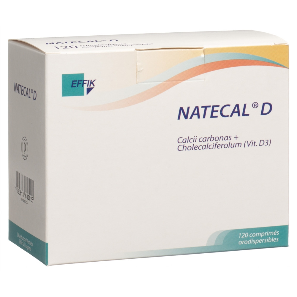 NATECAL D cpr orodisp bte 120 pce