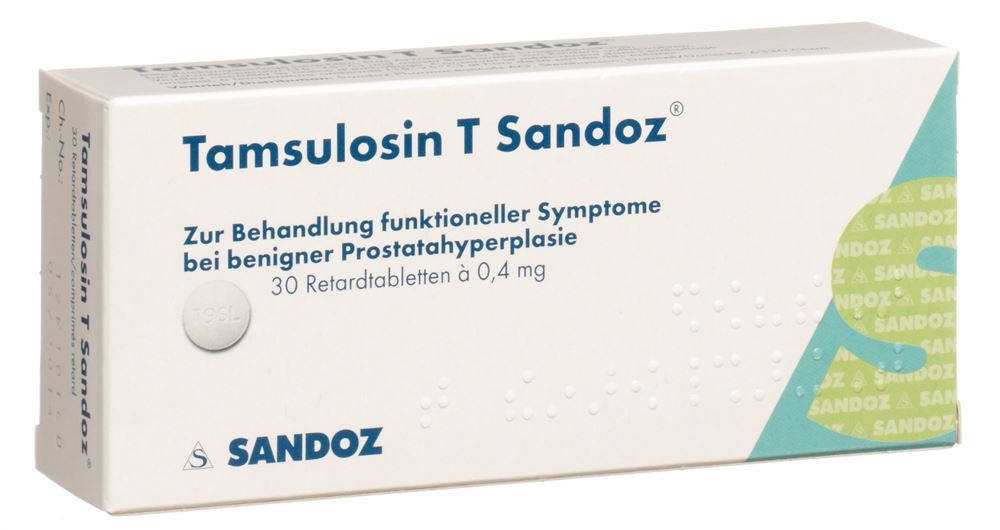 TAMSULOSINE T Sandoz cpr ret 0.4 mg 30 pce