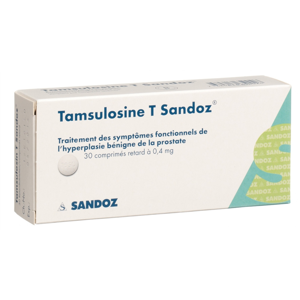 TAMSULOSINE T Sandoz cpr ret 0.4 mg 30 pce