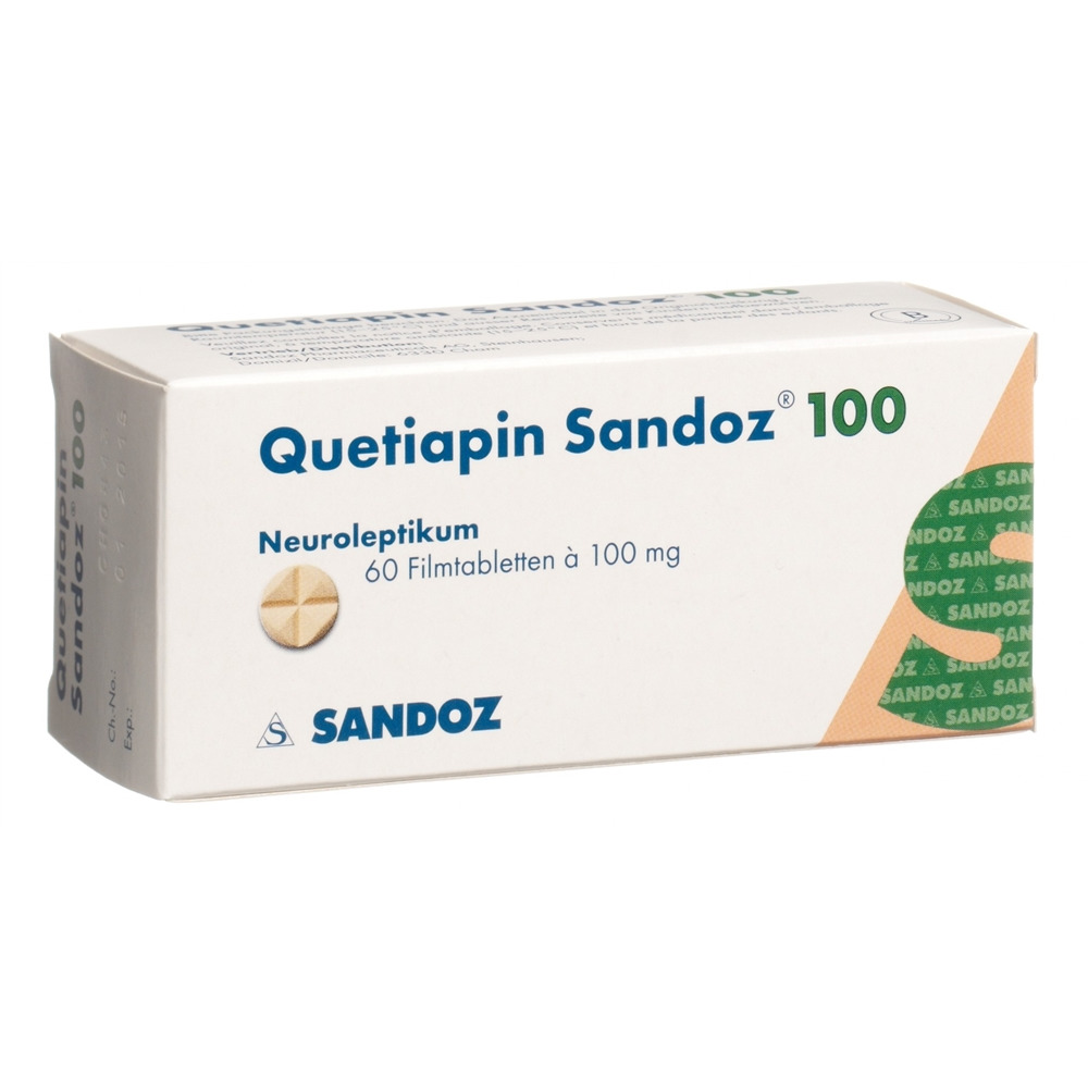 QUETIAPINE Sandoz cpr pell 100 mg 60 pce