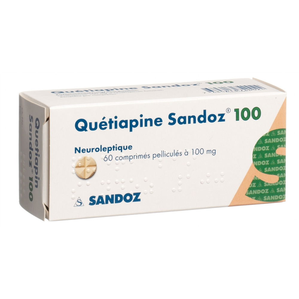 QUETIAPINE Sandoz cpr pell 100 mg 60 pce