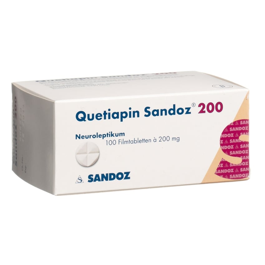 Quetiapin Sandoz 200 mg, Filmtabletten