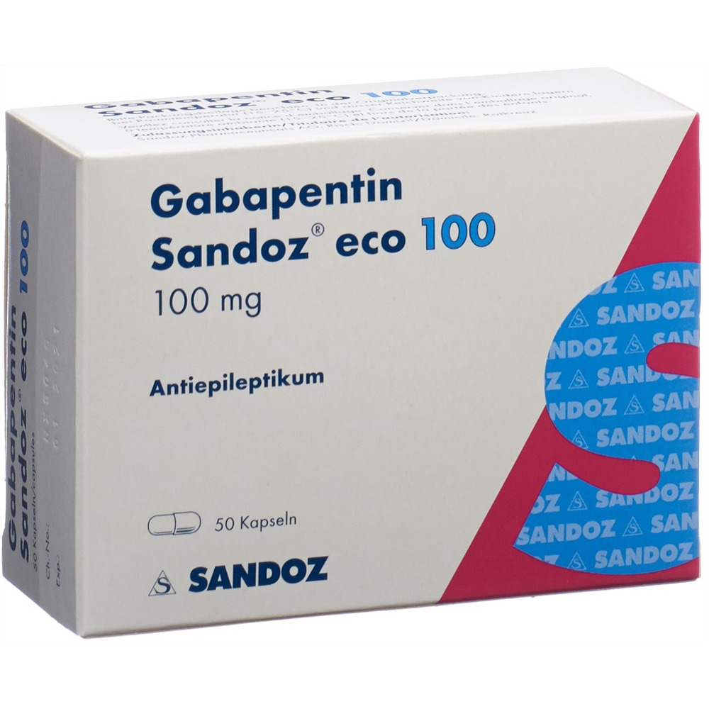 GABAPENTINE Sandoz eco caps 100 mg 50 pce