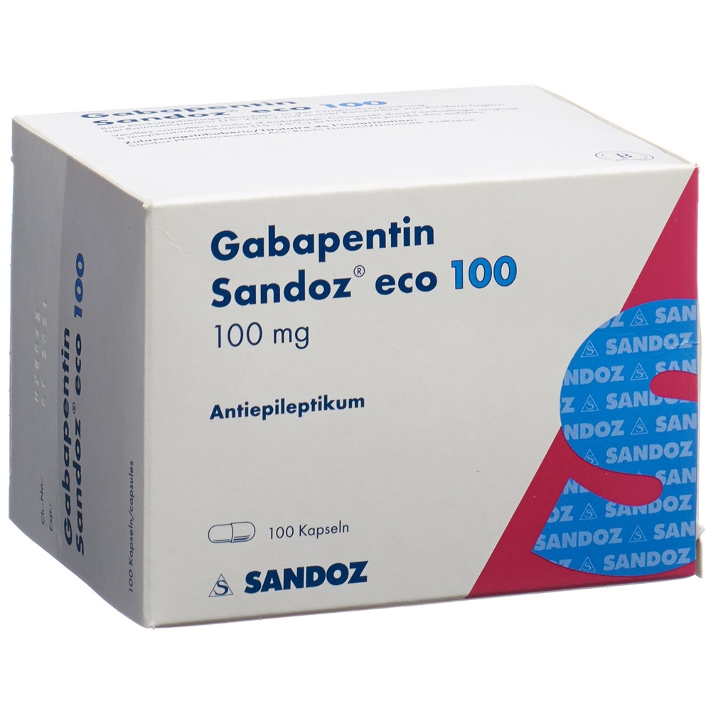 GABAPENTINE Sandoz eco caps 100 mg 100 pce