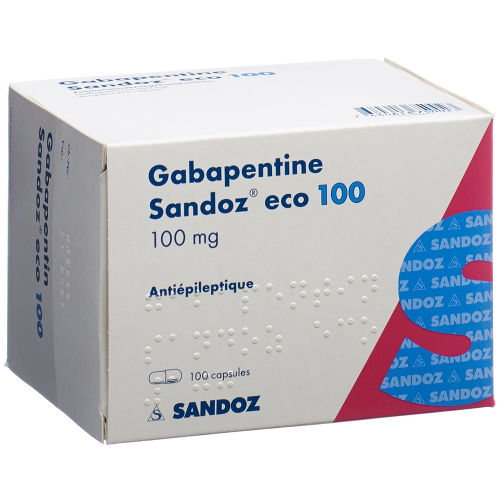 GABAPENTINE Sandoz eco caps 100 mg 100 pce