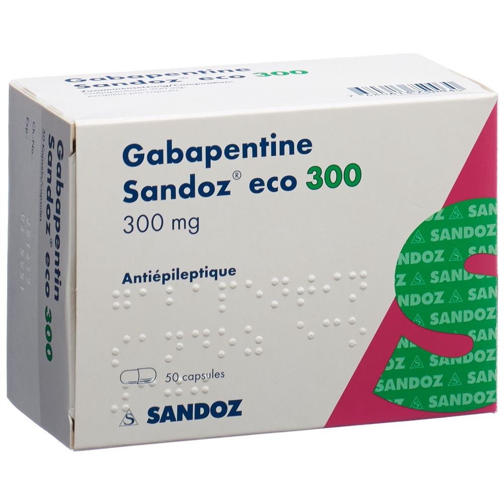 GABAPENTINE Sandoz eco caps 300 mg 50 pce