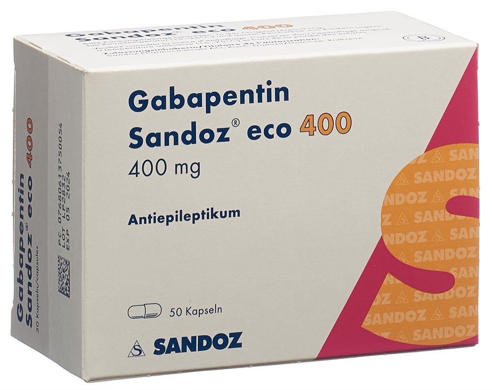Gabapentin Sandoz eco 400, Kapseln
