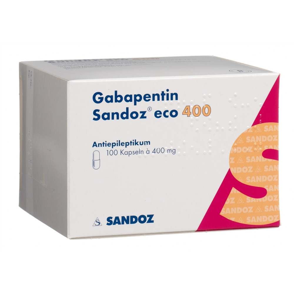 GABAPENTINE Sandoz eco caps 400 mg 100 pce