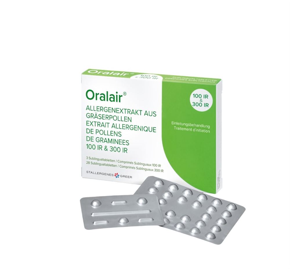 ORALAIR combipack cpr subling 100 IR/300 IR 31 pce