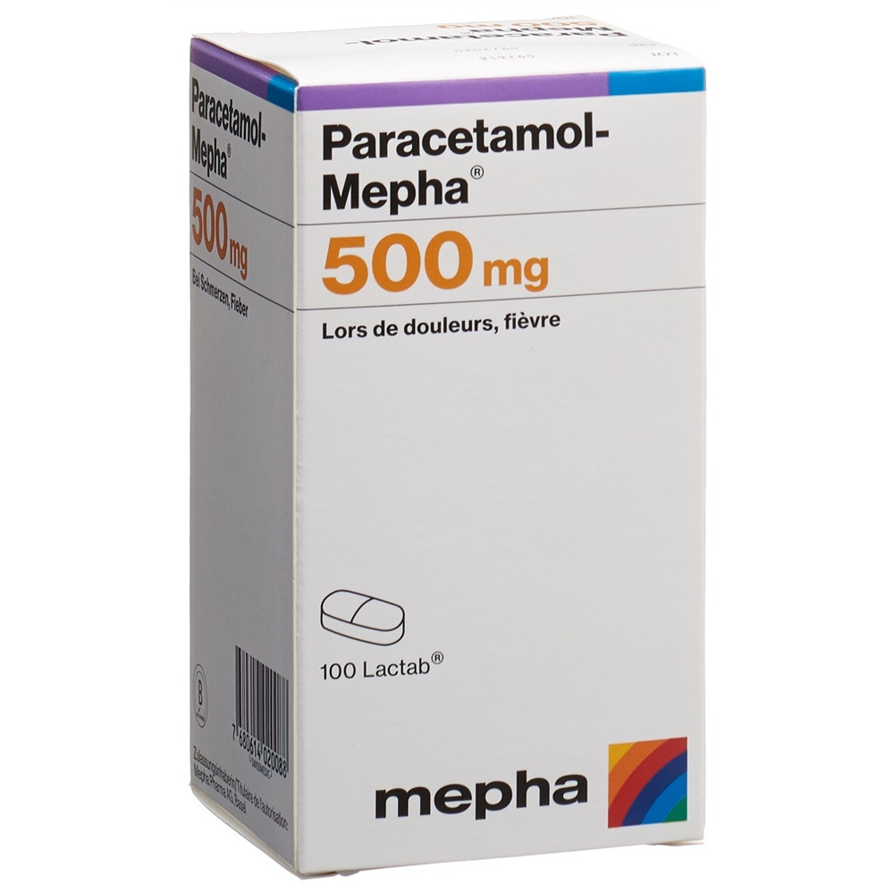 Paracetamol-Mepha 500 mg, Filmtabletten