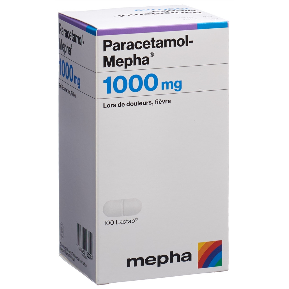 Paracetamol-Mepha 500 mg, Filmtabletten