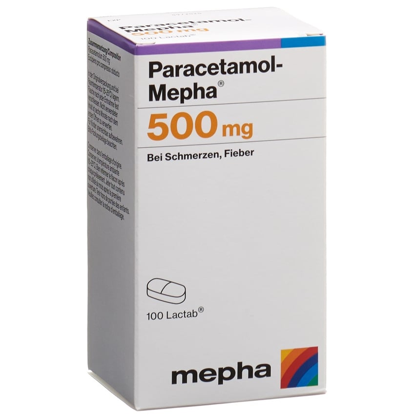 Paracetamol-Mepha 500 mg, Filmtabletten