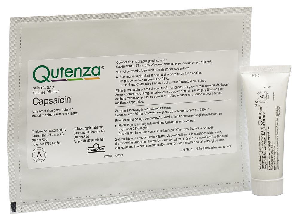 QUTENZA empl 8 % Capsaicine