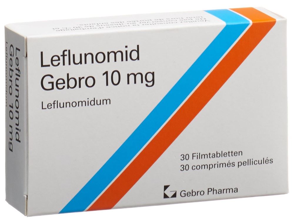 Leflunomid Gebro 10 mg, Filmtabletten