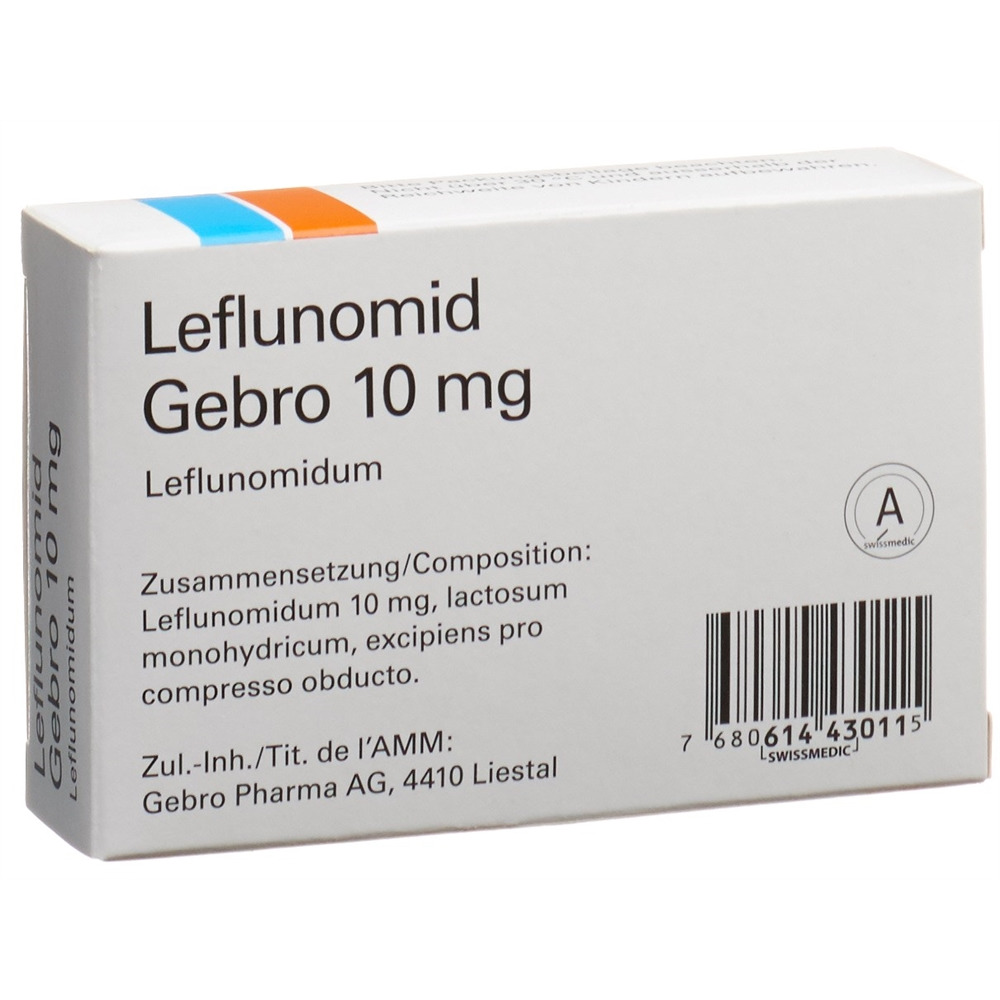 Leflunomid Gebro 10 mg, Filmtabletten