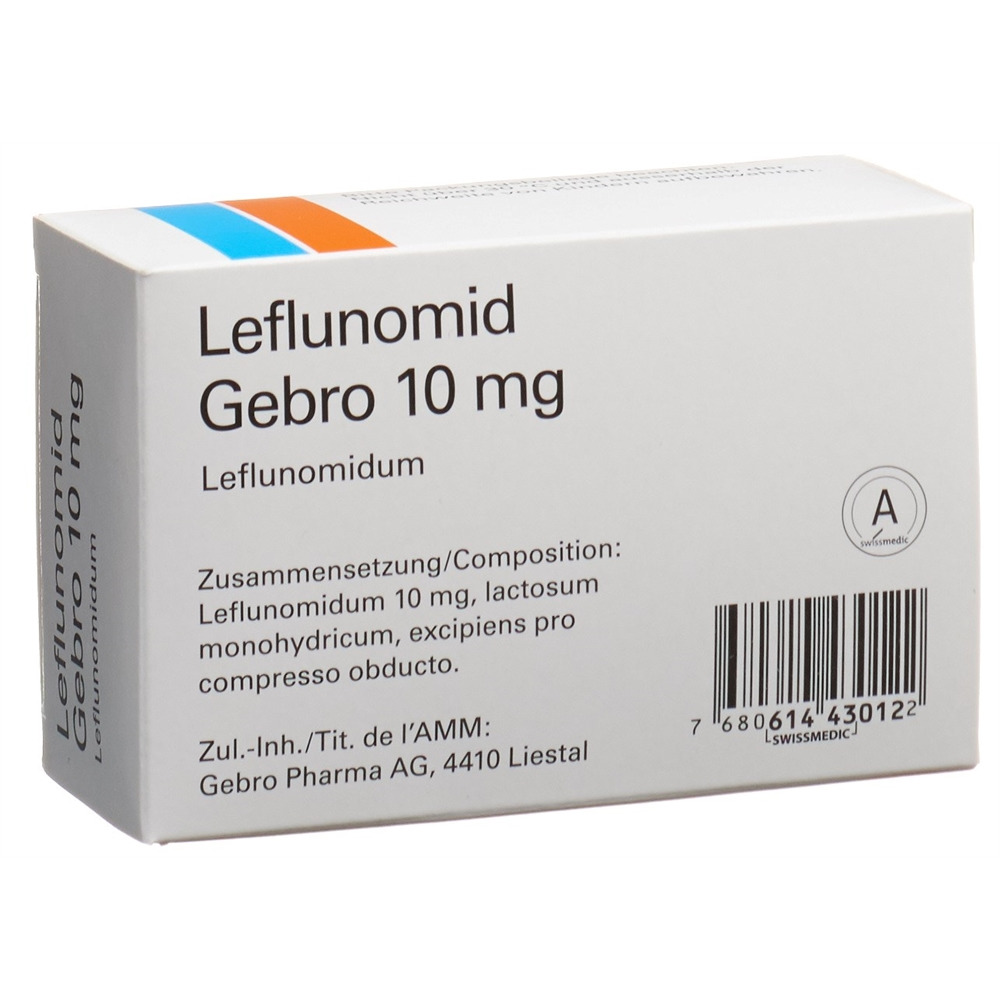 LEFLUNOMID Gebro cpr pell 10 mg 100 pce