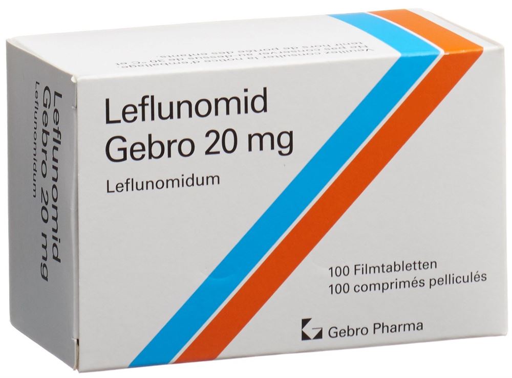 LEFLUNOMID Gebro cpr pell 20 mg 100 pce