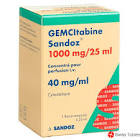 GEMCITABINE Sandoz conc perf 1000 mg/25ml flac