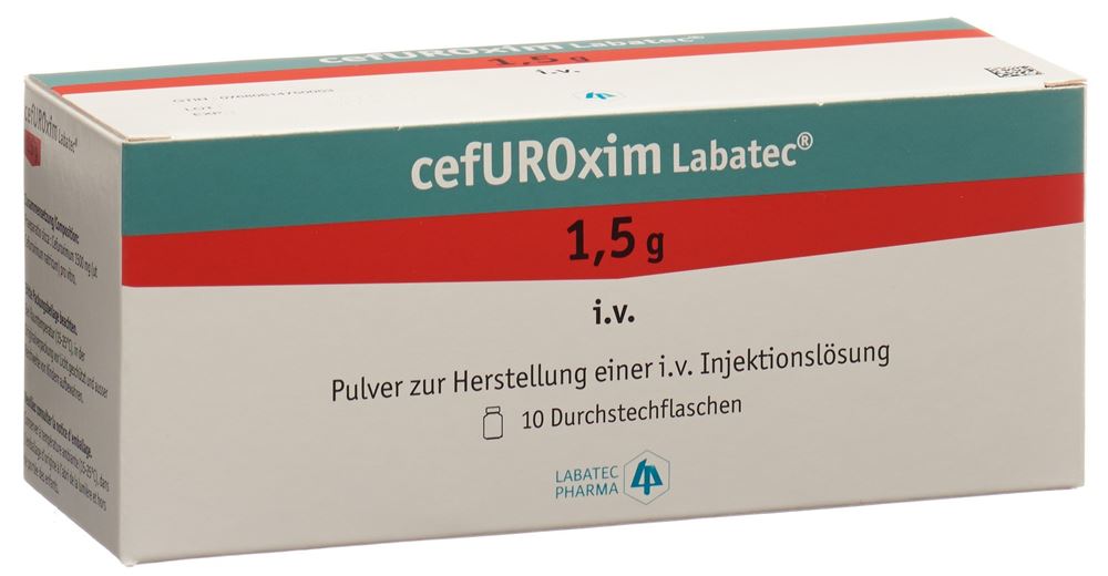 CEFUROXIM Labatec 1.5 g i.v. flac 10 pce