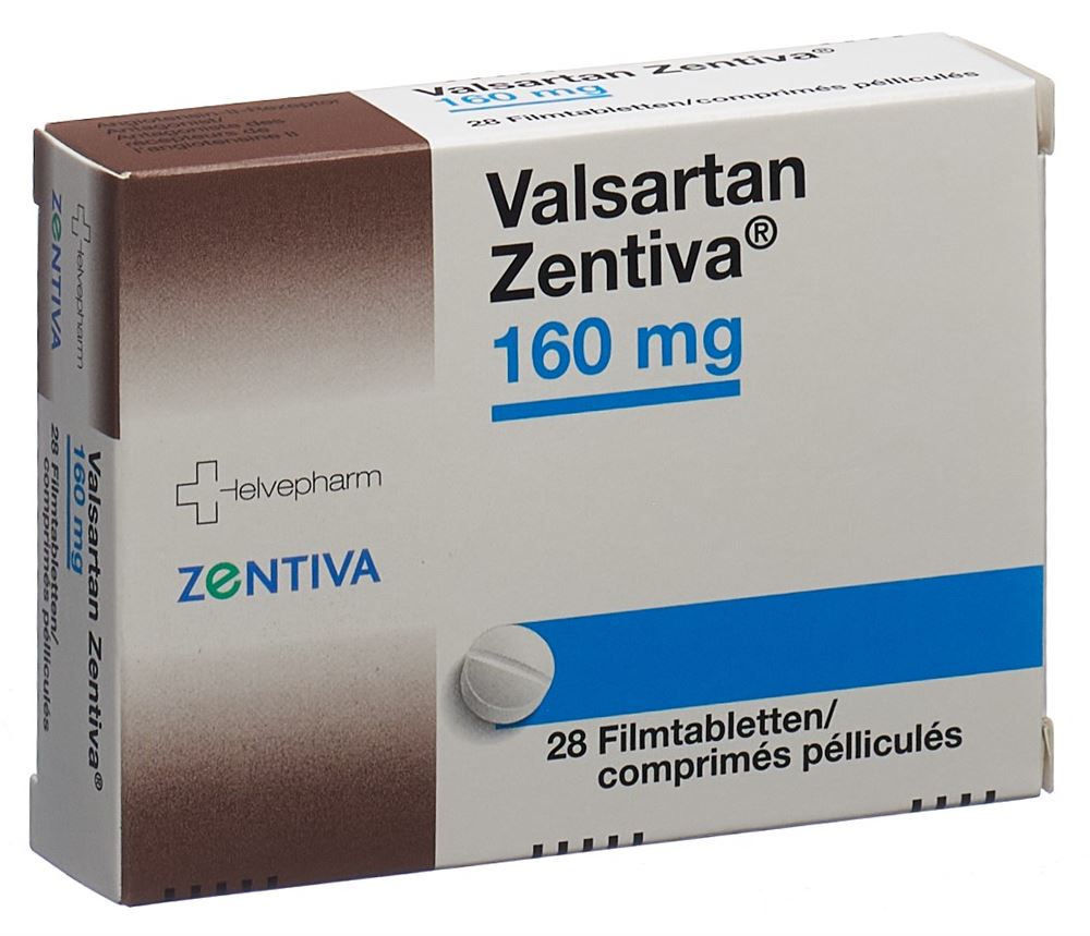 VALSARTAN Zentiva cpr pell 160 mg 28 pce